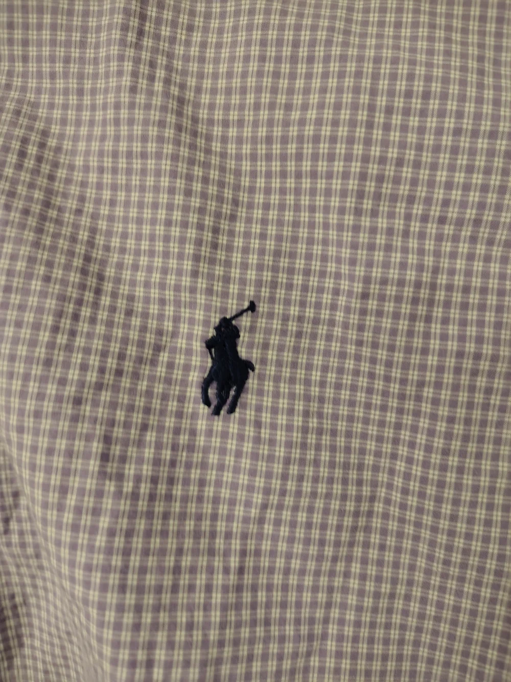 Ralph Lauren Men’s Lavender Micro-Check Button-Down Shirt